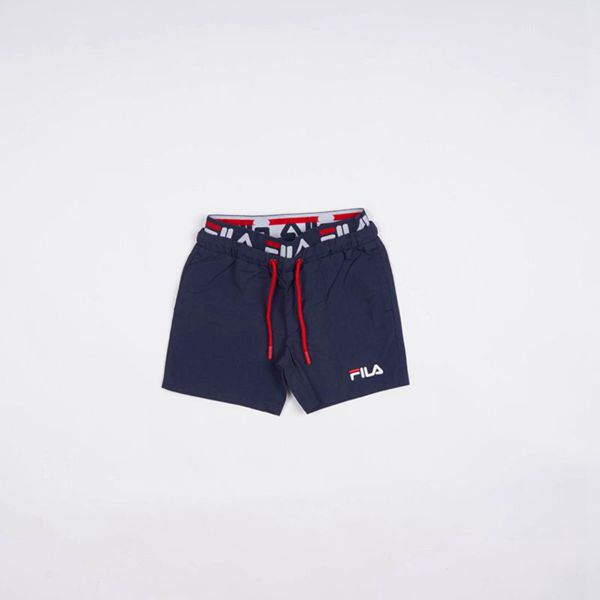 Fila Nathan Boy's Shorts - Navy,NZ 715-94253